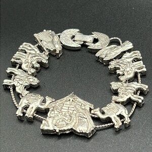 1995 BG Nativity slider charm bracelet